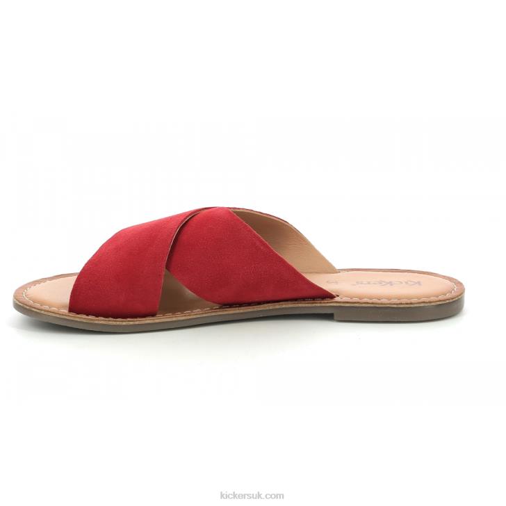 Diaz-2 Dark Red Kickers ZDBR69 Women