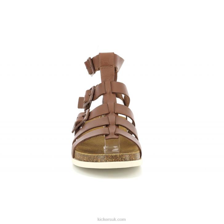 Kick Alexa Light Brown Kickers ZDBR44 Women