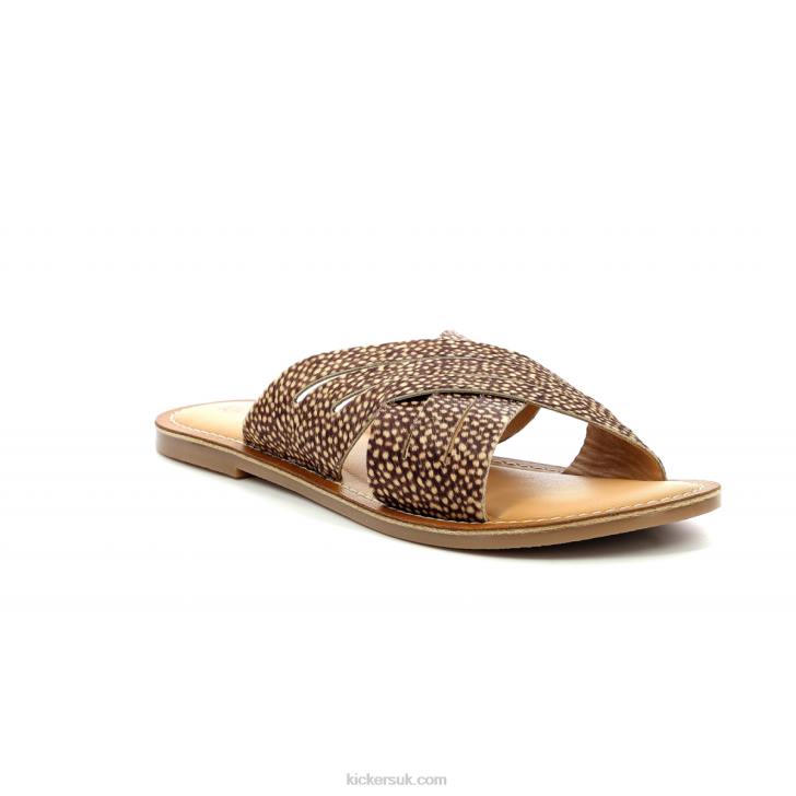 Kick Day Black Printed Kickers ZDBR83 Women