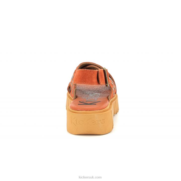 Kick Fact Brick Orange Kickers ZDBR46 Women