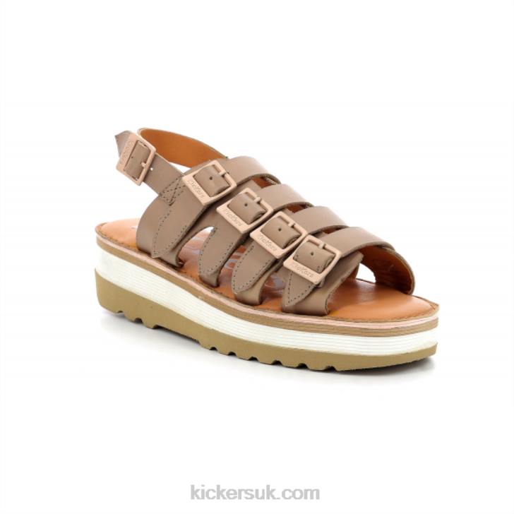 Kick Hi Sunny Light Beige Kickers ZDBR106 Women