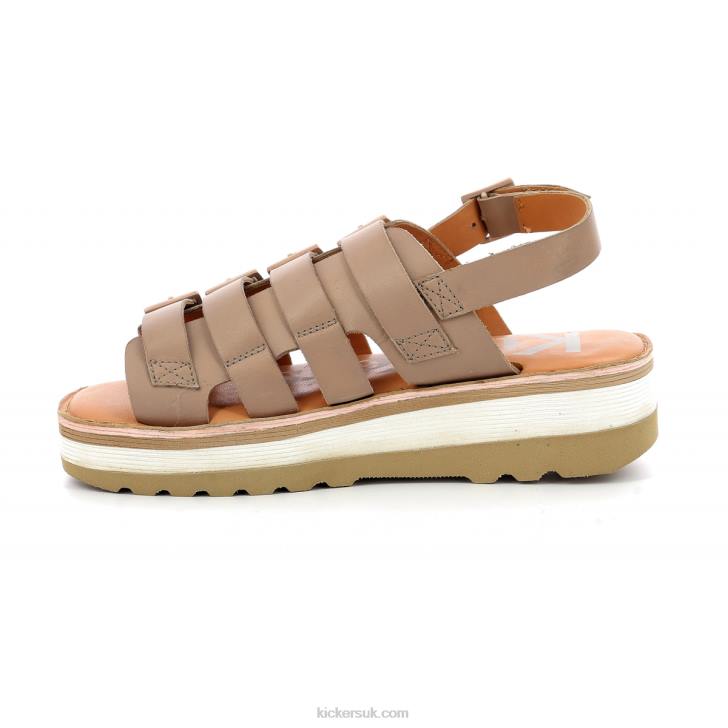 Kick Hi Sunny Light Beige Kickers ZDBR106 Women