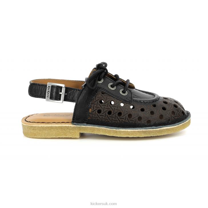 Kick Lella Black Kickers ZDBR123 Women