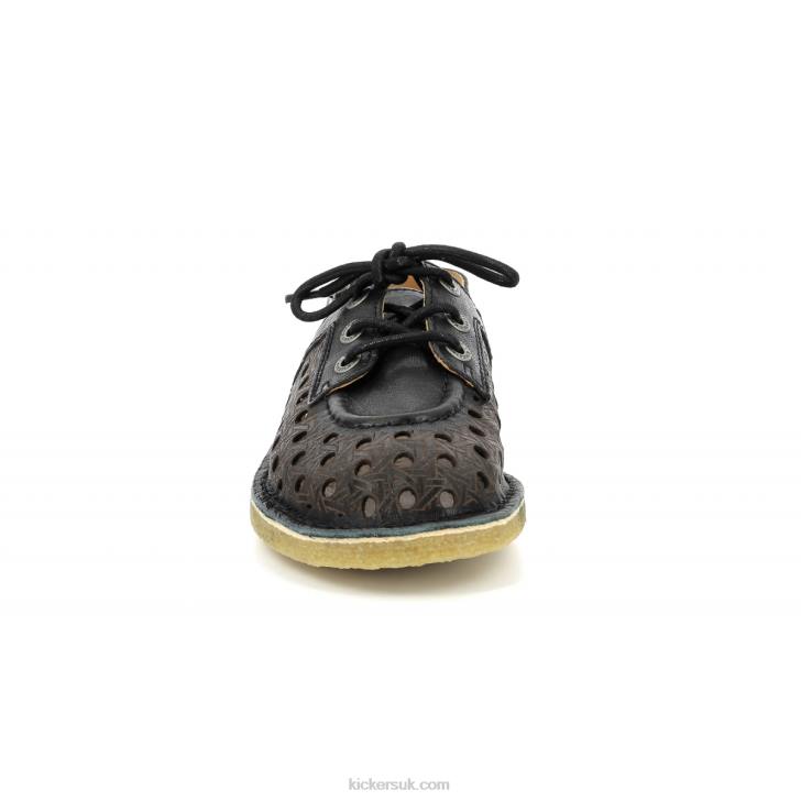 Kick Lella Black Kickers ZDBR123 Women