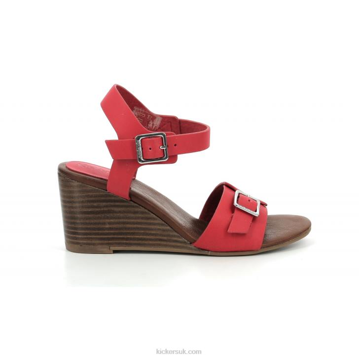 Kick Vodou Red Kickers ZDBR59 Women