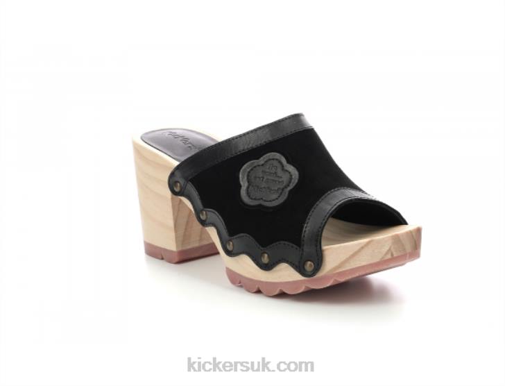 Kick Woodstok Black Kickers ZDBR8 Women