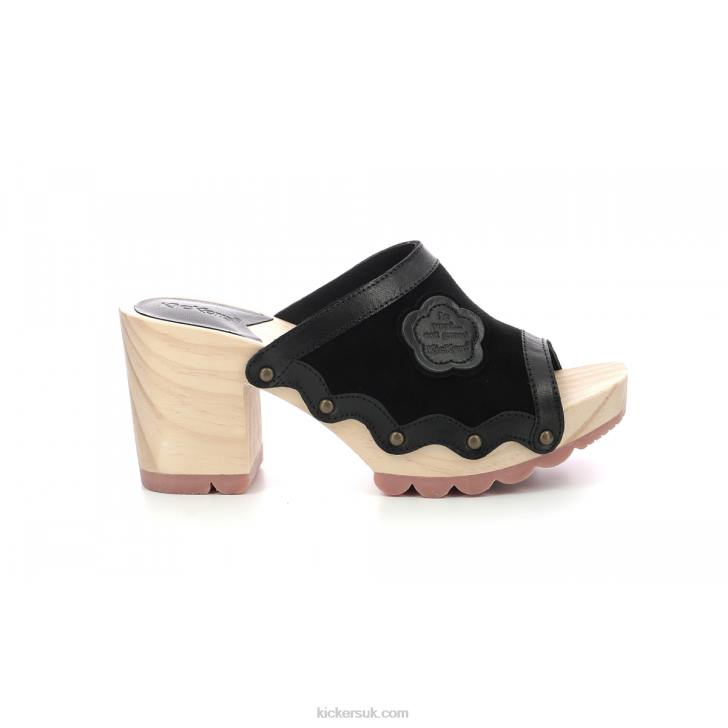 Kick Woodstok Black Kickers ZDBR8 Women