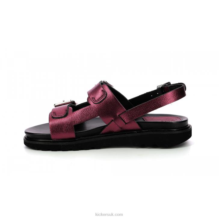 Neosummer Red Metallized Kickers ZDBR112 Women