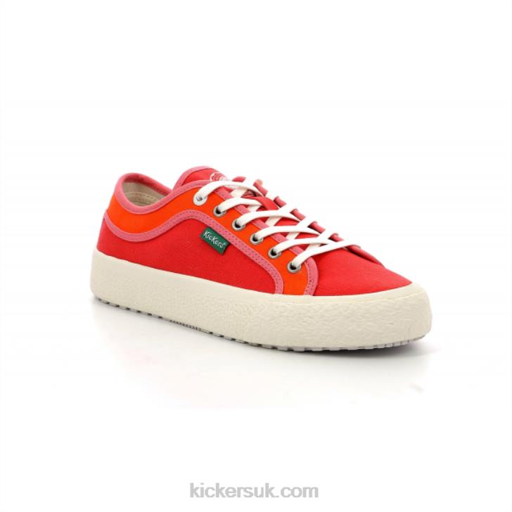 Arveil Red Orange Kickers ZDBR176 Women