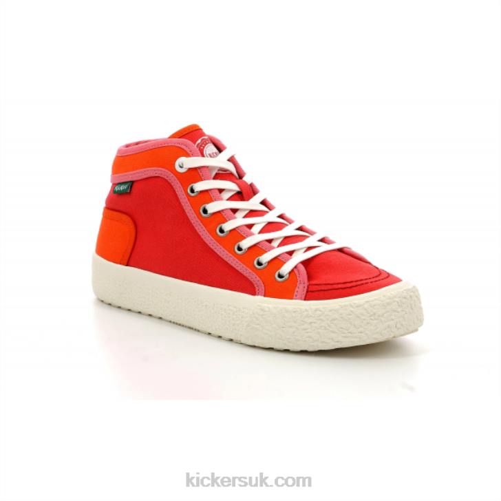 Arveiler Red Orange Kickers ZDBR172 Women