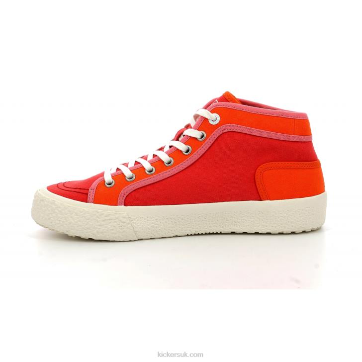 Arveiler Red Orange Kickers ZDBR172 Women