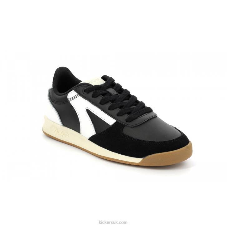 Kick Krack Black White Kickers ZDBR179 Women