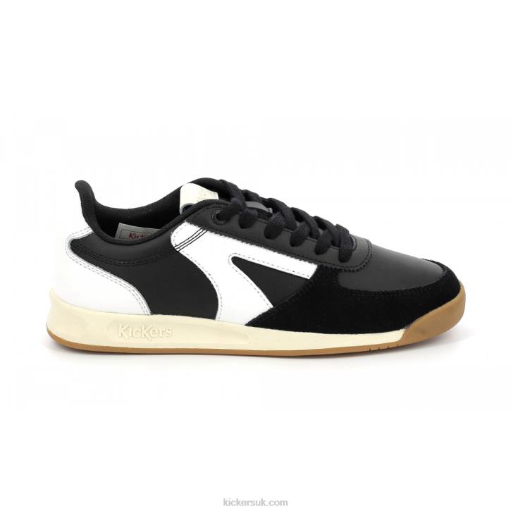 Kick Krack Black White Kickers ZDBR179 Women